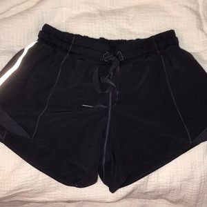 LuluLemon dark purple hottie hot shorts